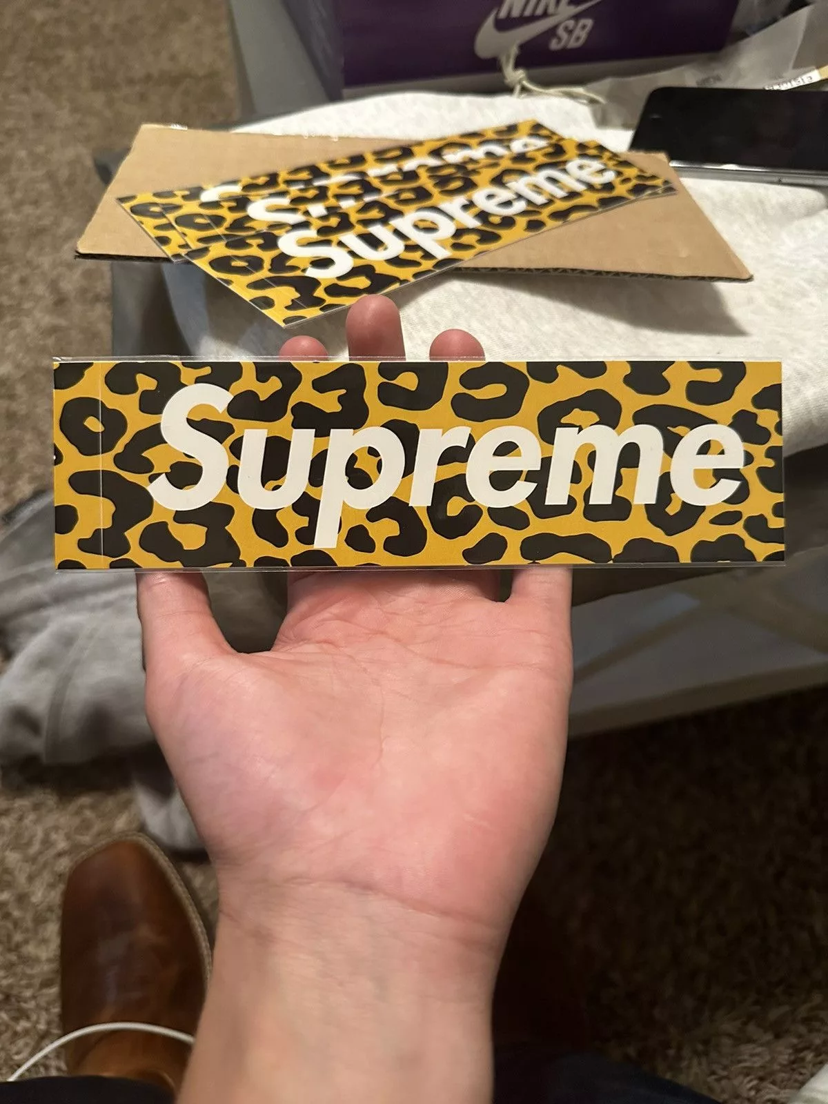 Supreme Supreme Supreme Shanghai Box Logo Orange