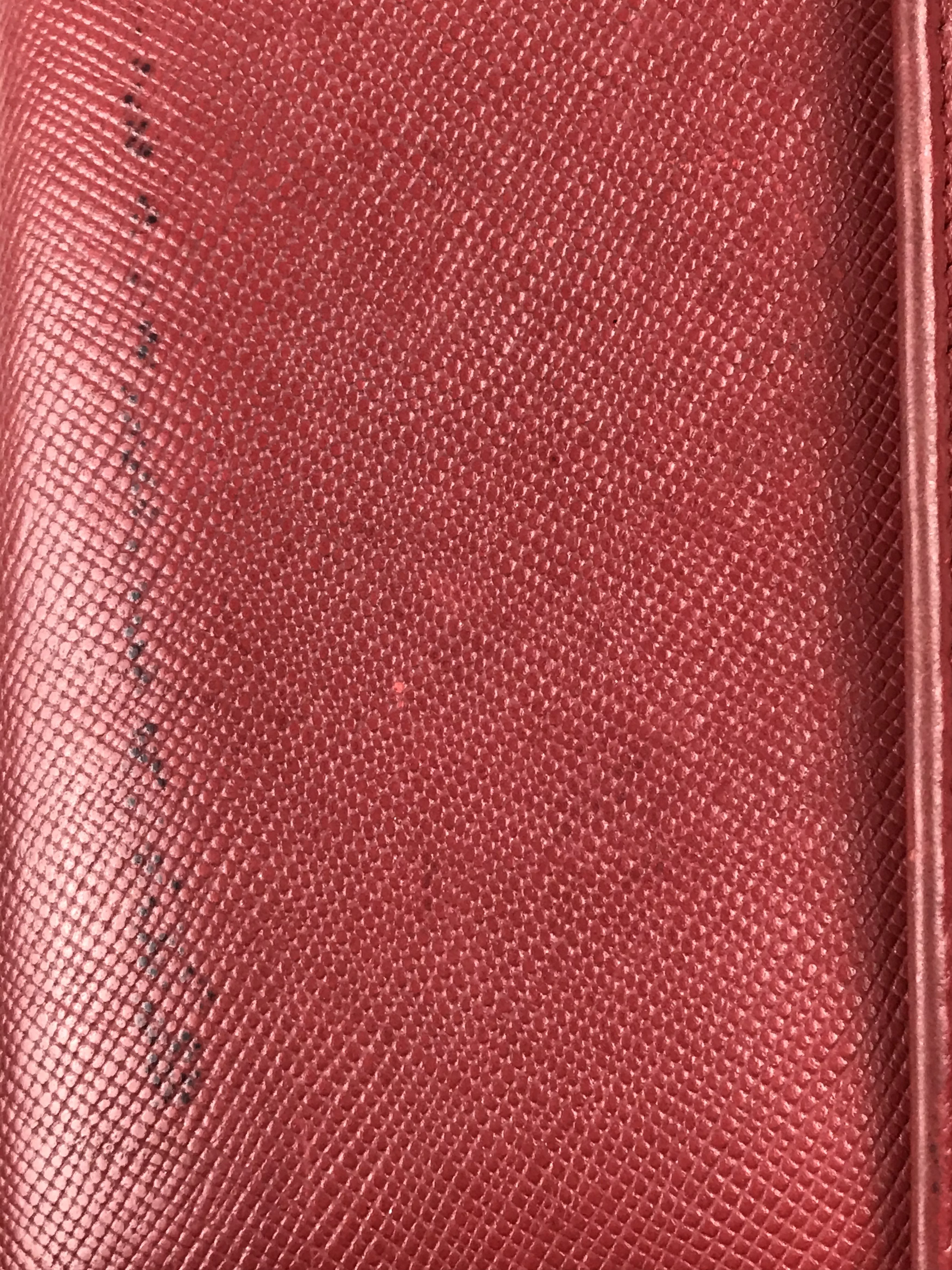Prada Wallets Prada × Vintage Vintage Prada Red Logo Trifold Wallet Luxury