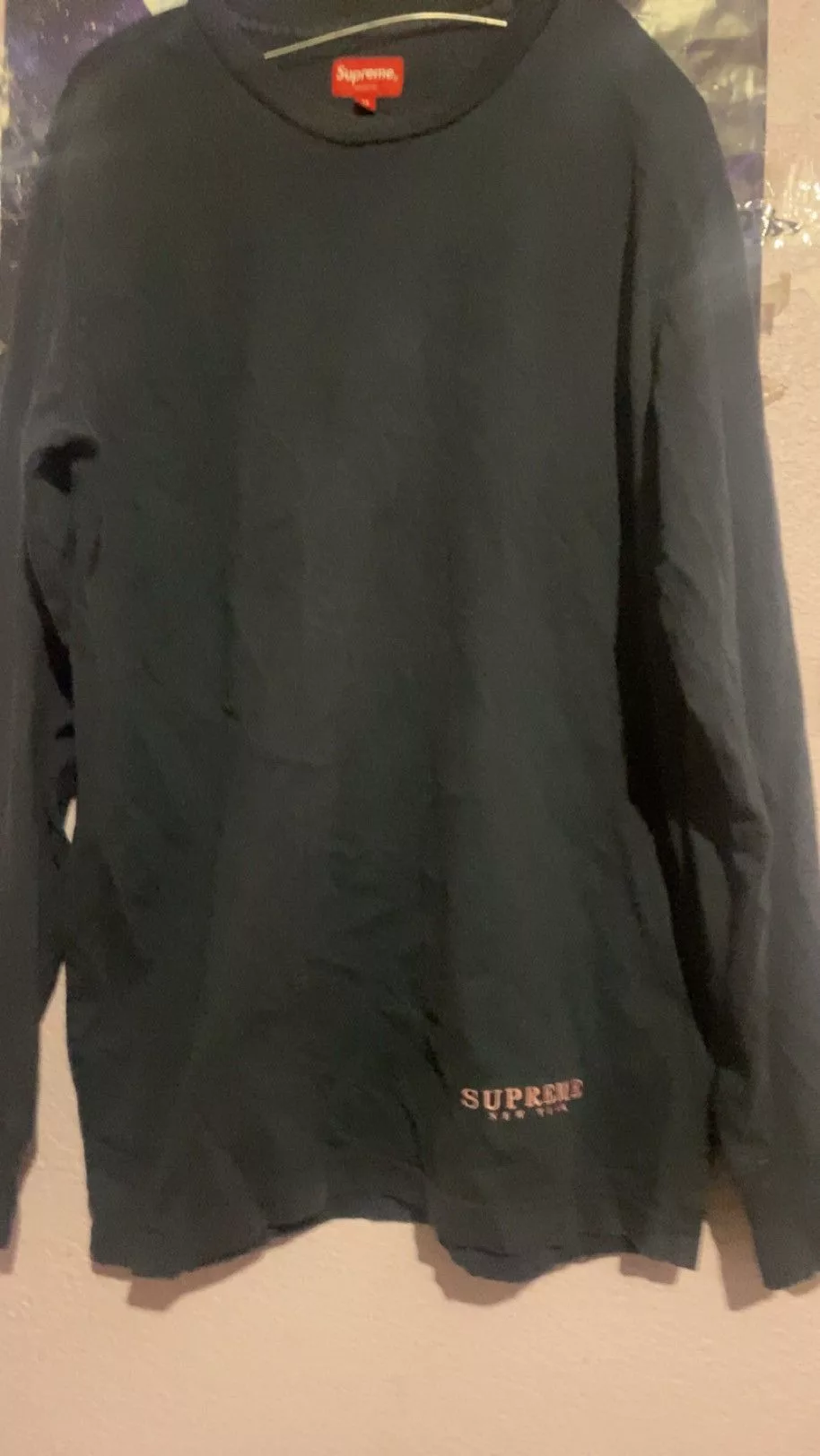 Supreme Long Sleeve T Shirts Supreme ls shirt Blue