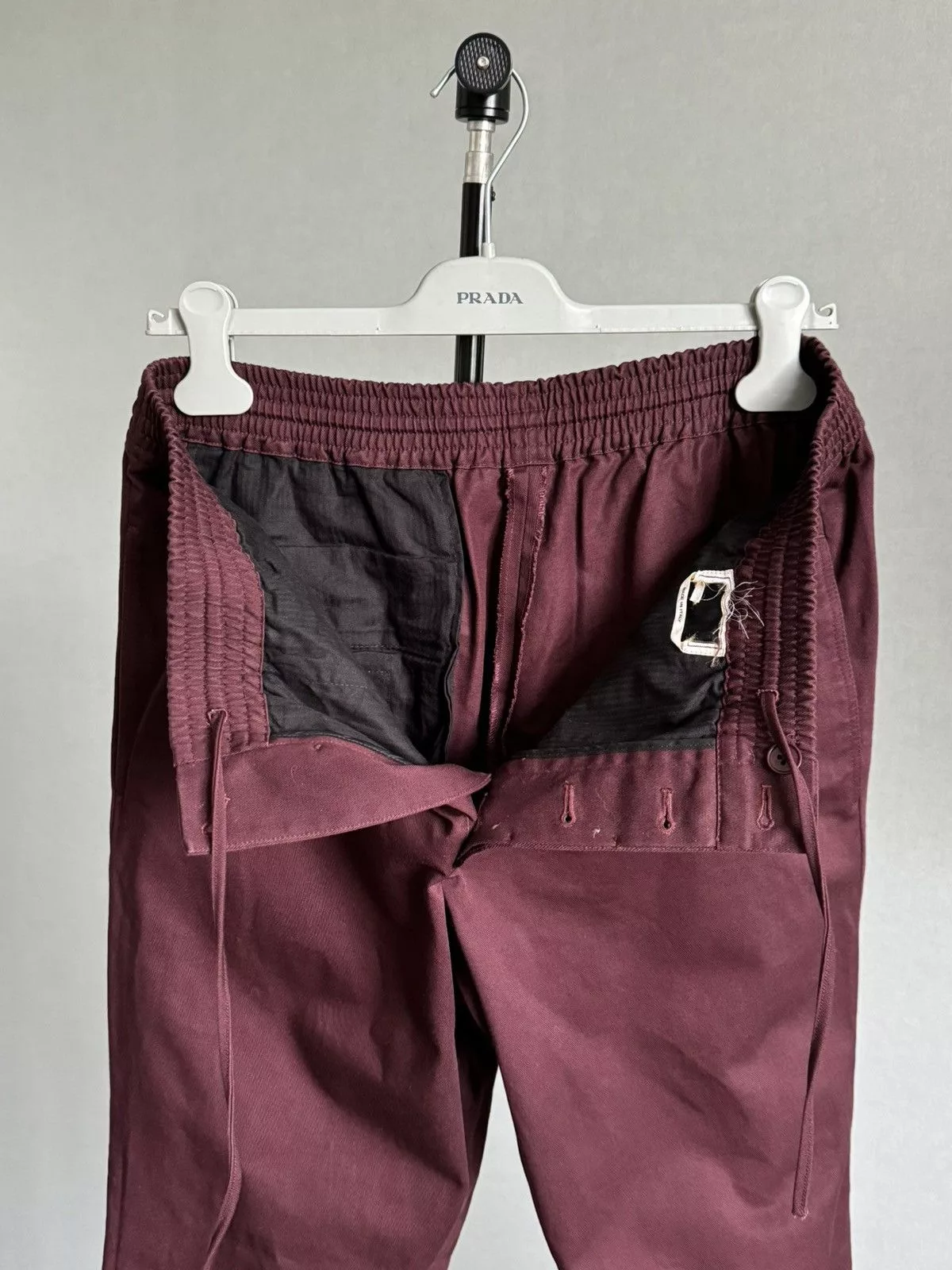 Hermes casual pants Red