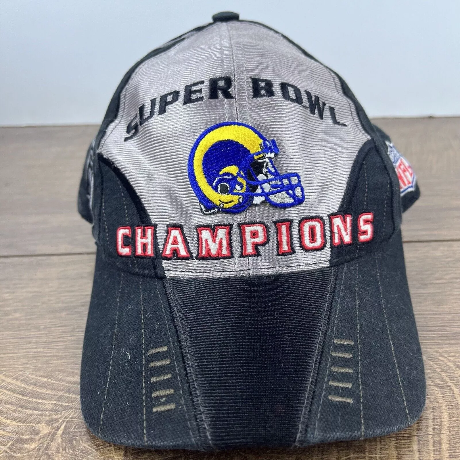 Other Hats Other Vintage St. Louis Rams Hat Gray Cap Adjustable Gray Super Bo