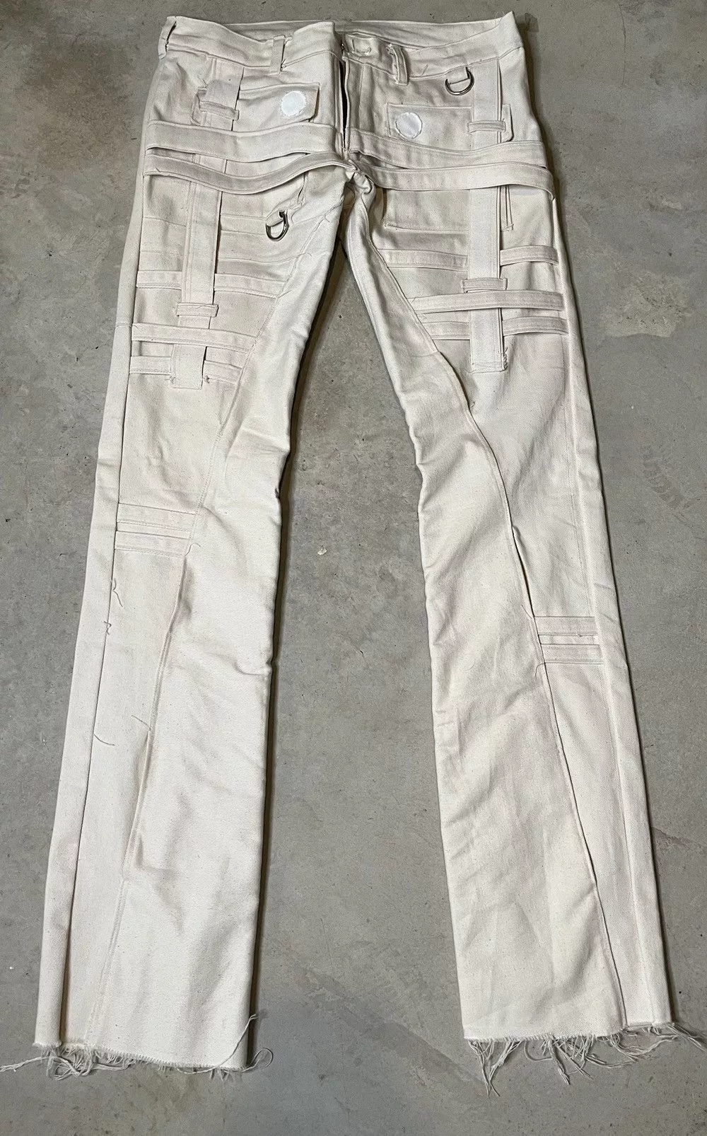 Handmade Denim Handmade Binding Cargo Denim Beige