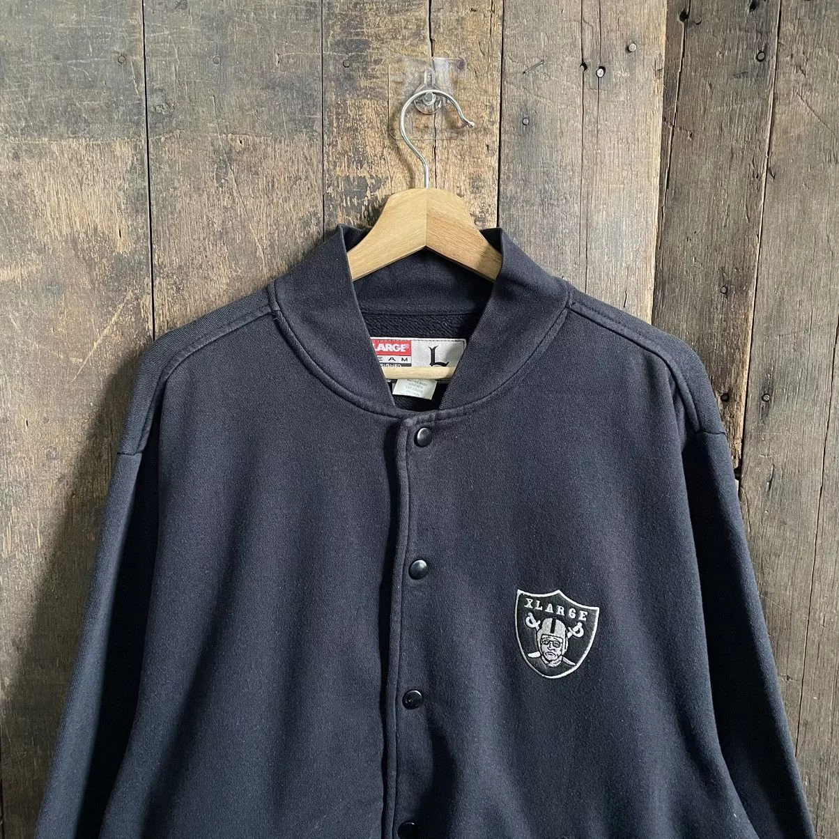 NFL Light Jackets NFL Xlarge X Raiders Light Jacket Black
