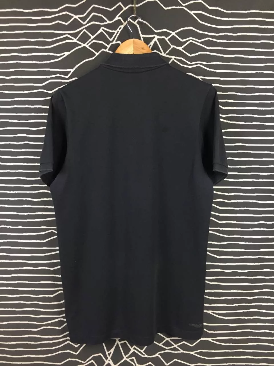 Adidas Polos Adidas × Vintage Adidas Clima365 Performance Essentials Sportswear Polo Tee Black