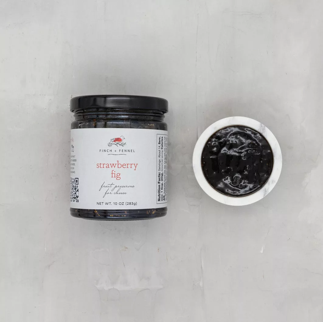 Strawberry Fig Cheese Preserves