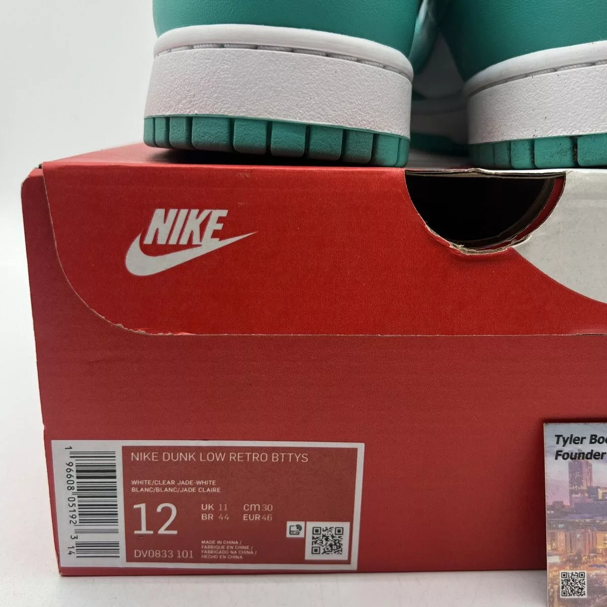 Nike Low Top Sneakers Nike dunk low clear Jade Black