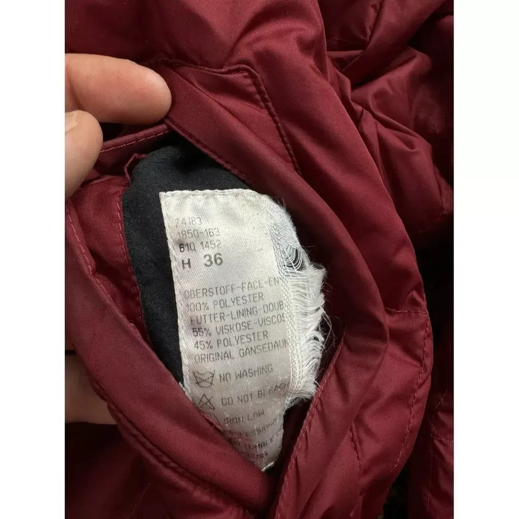 Bogner Coats Bogner Down Jacket Size: 36 Cut S Red