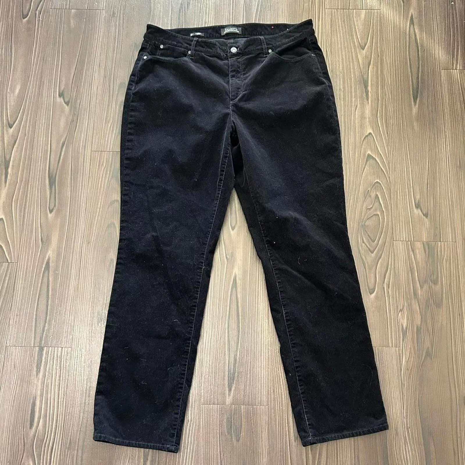 Vintage Sweatpants Joggers Vintage Talbots Corduroy Pants Black