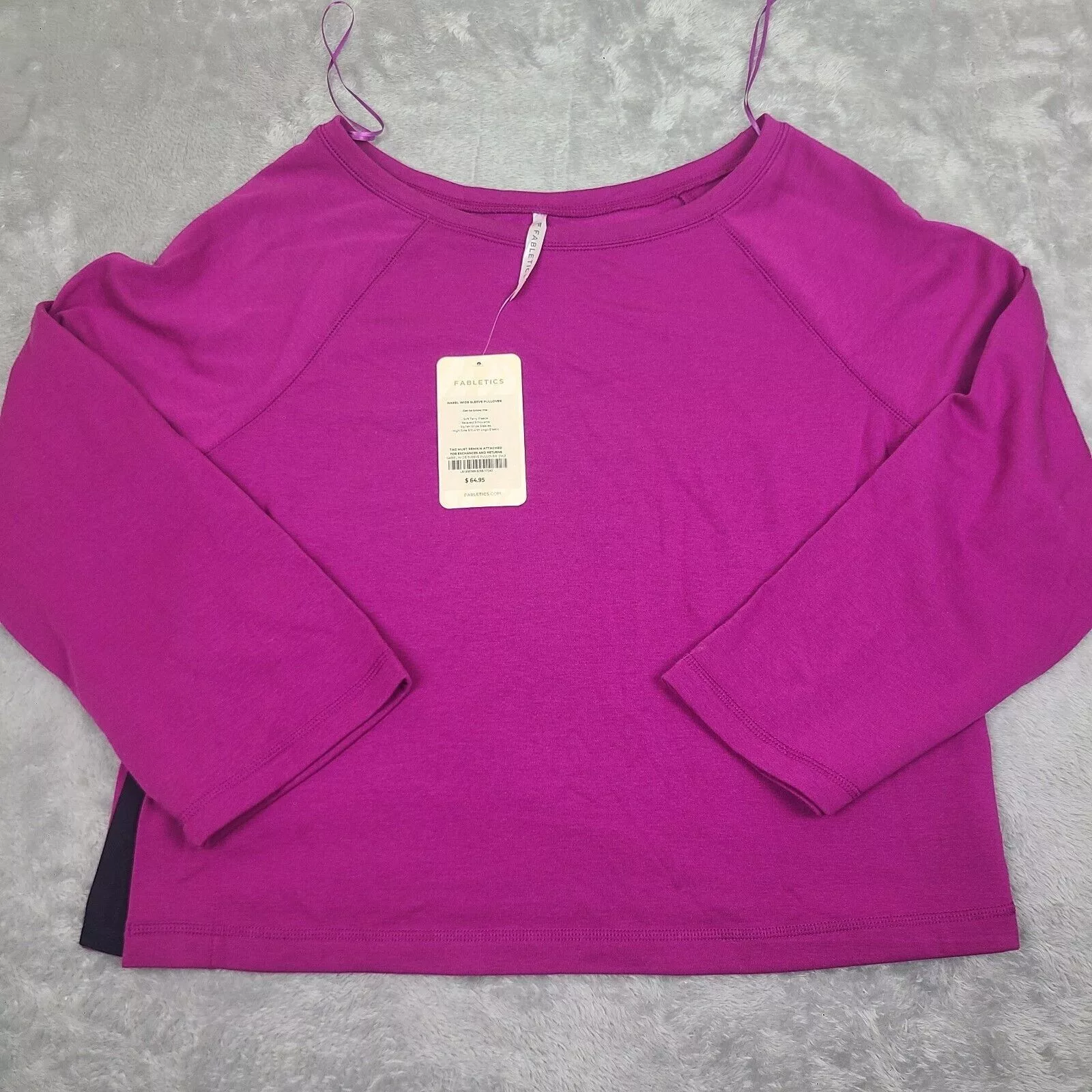Fabletics Sweatshirts Fabletics Isabel Wide Sleeve Pullover Sweatshirt Sz Medium W Purple