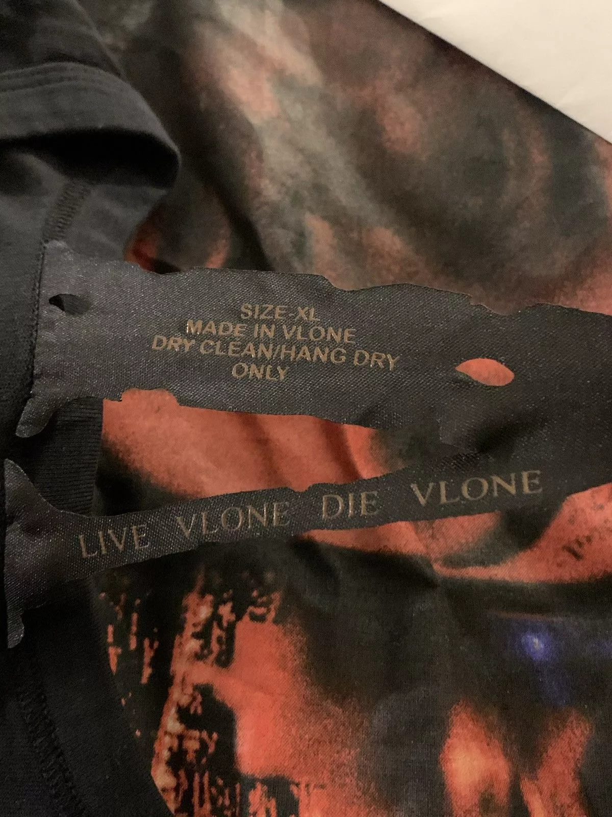 Vlone Short Sleeve T Shirts Vlone Red Staple Tee Size XL Multi