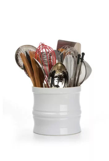 Oversize White Tool Crock