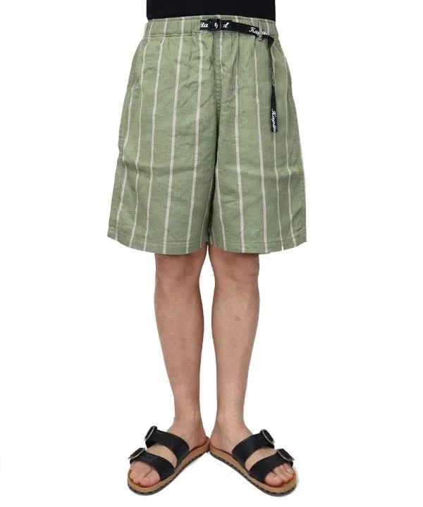 Kapital Shorts Kapital Linen Phillies Stripe Easy Shorts size 3 Brown