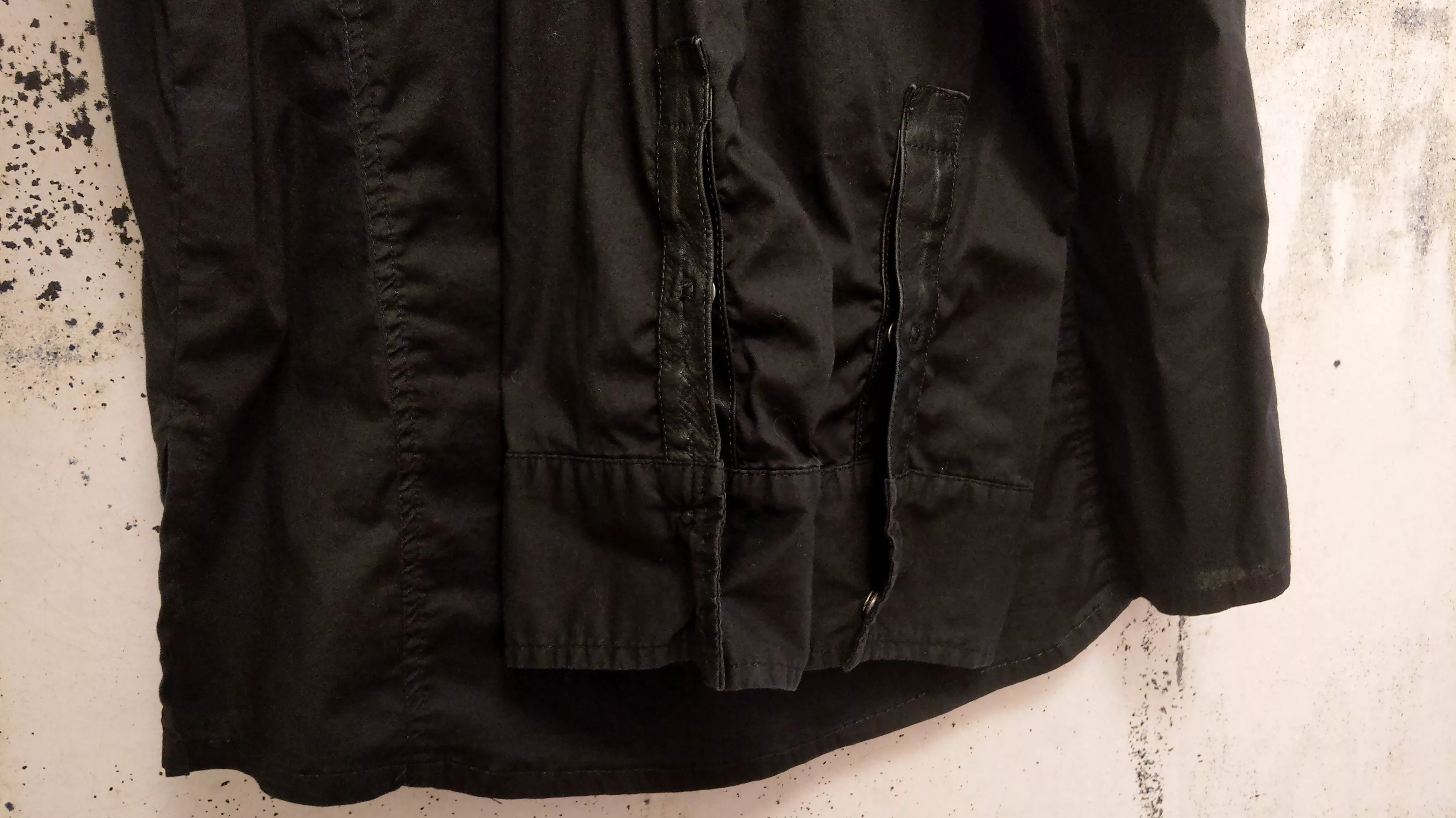 Dirk Bikkembergs Shirts Button Ups Dirk Bikkembergs Leather Goth Shirt 2012 Black