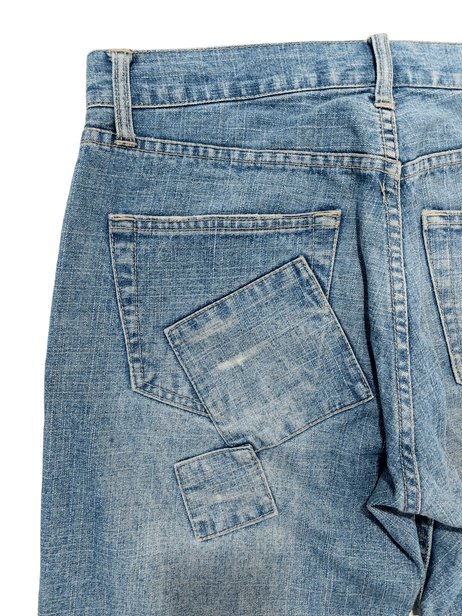 Designer Denim Designer × If Six Was Nine Nylaus 0125 Patchwork Denim Blue