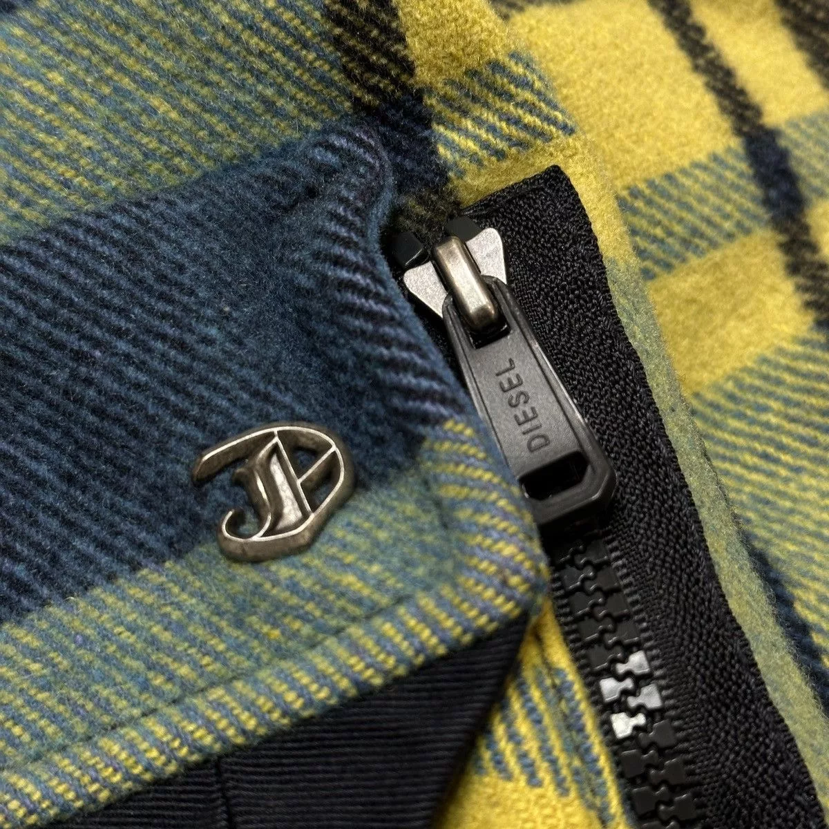 Designer Jackets Designer × Diesel Diesel avant-garde wool jacket y2k Multi
