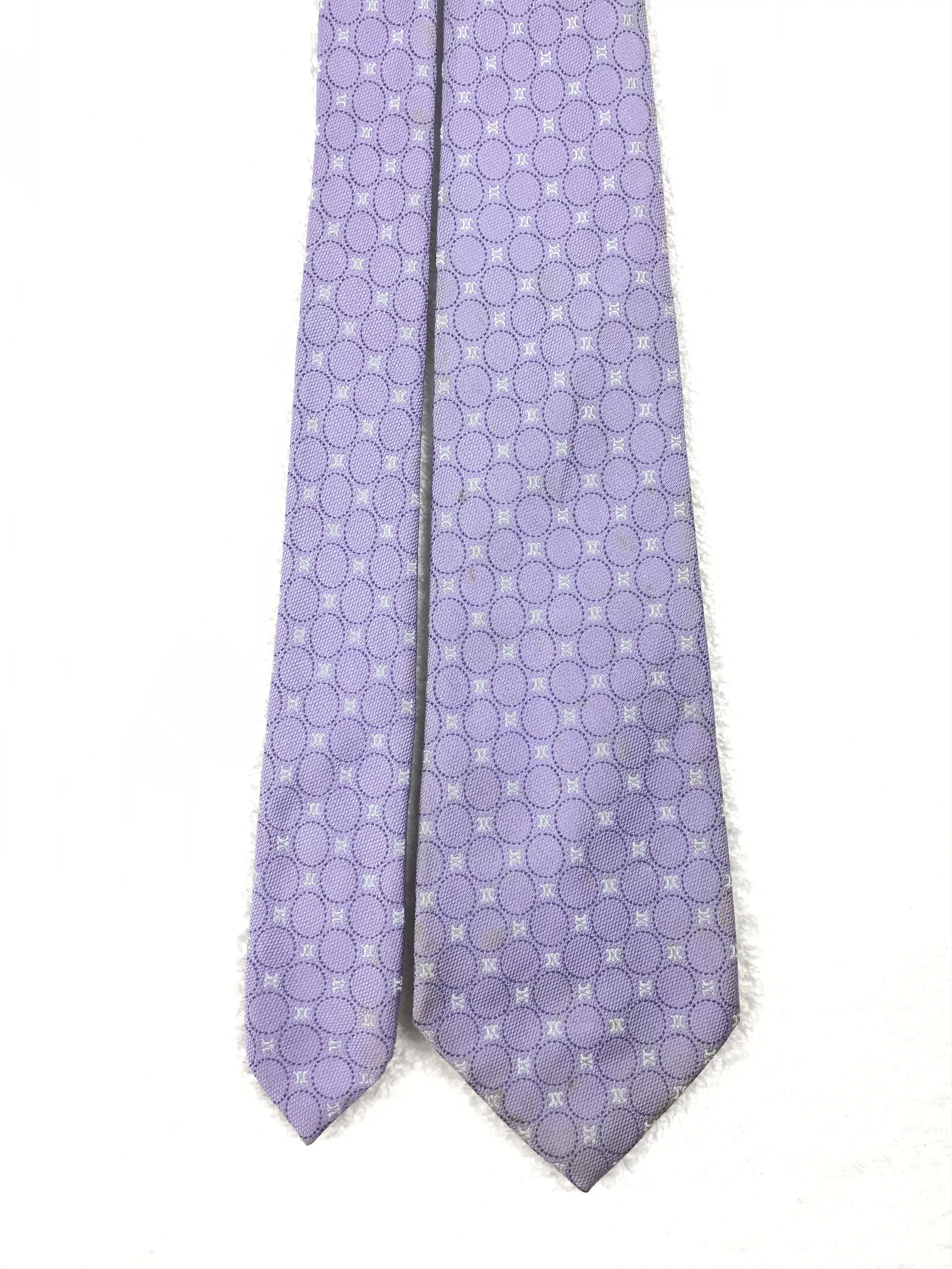 Celine Ties Pocketsquares Vintage Celine Monogram Silk Necktie Multi