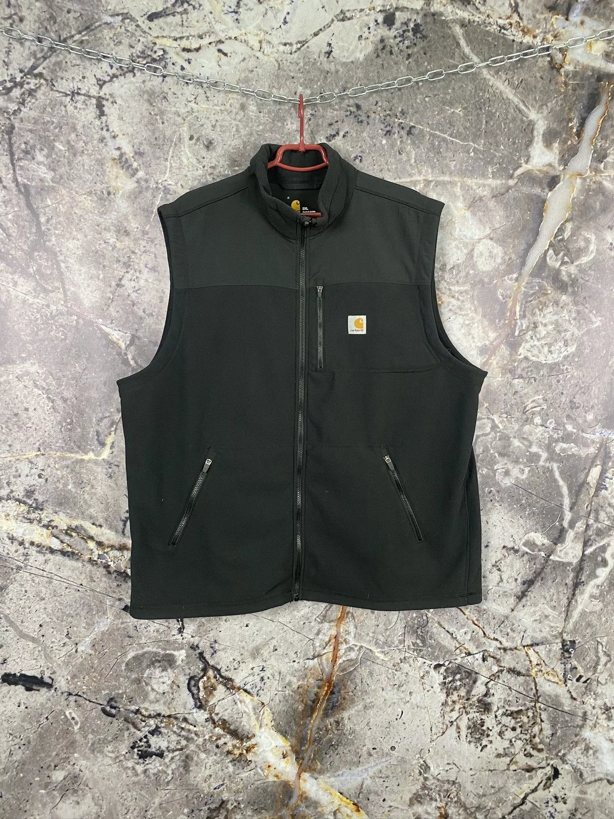 Carhartt Vests Carhartt × Carhartt Wip × Vintage Men’s Carhartt Vest Vintage Streetwear Size XXL Black