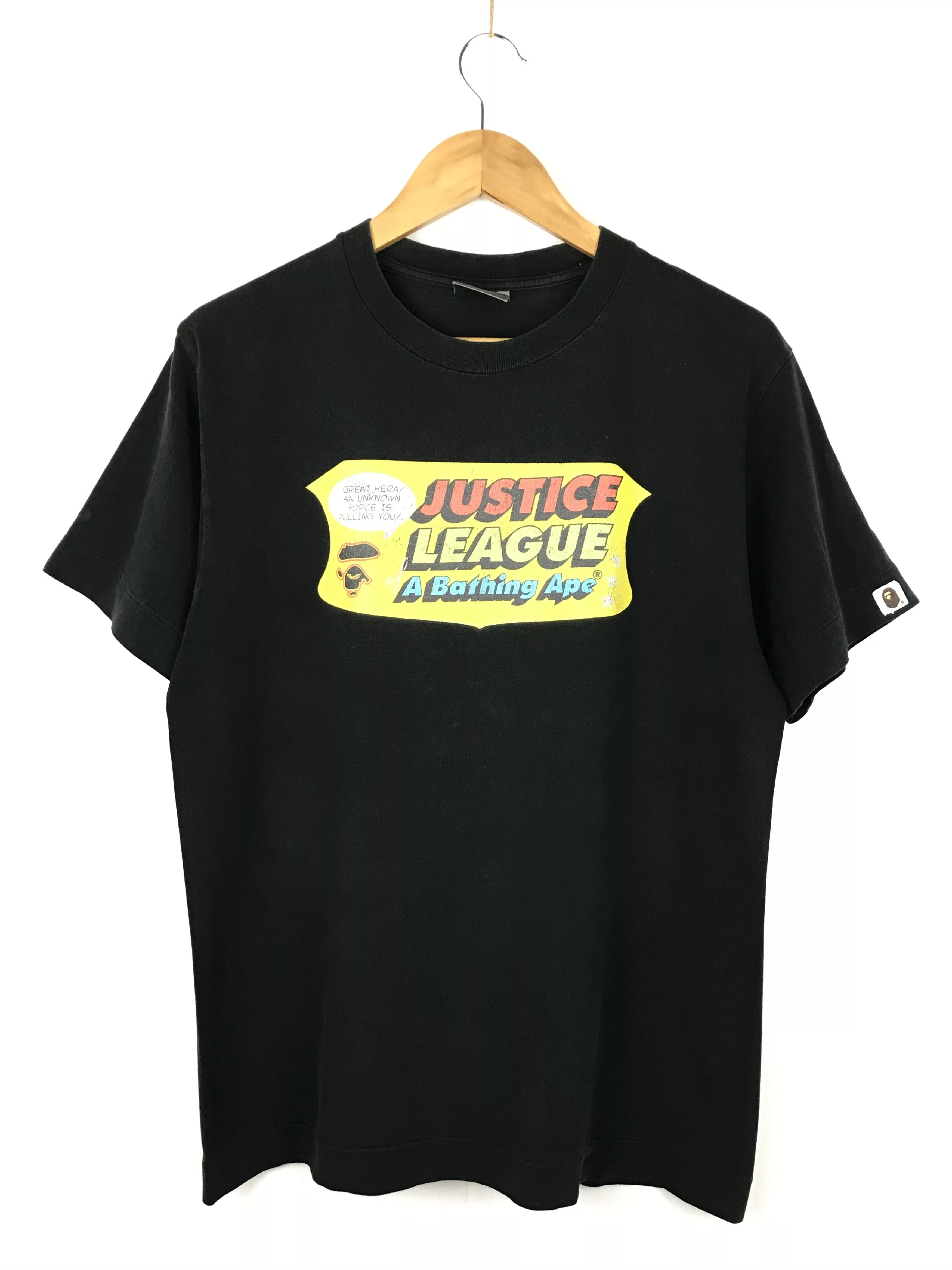 Bape Short Sleeve T Shirts Bape Justice League Tee Black