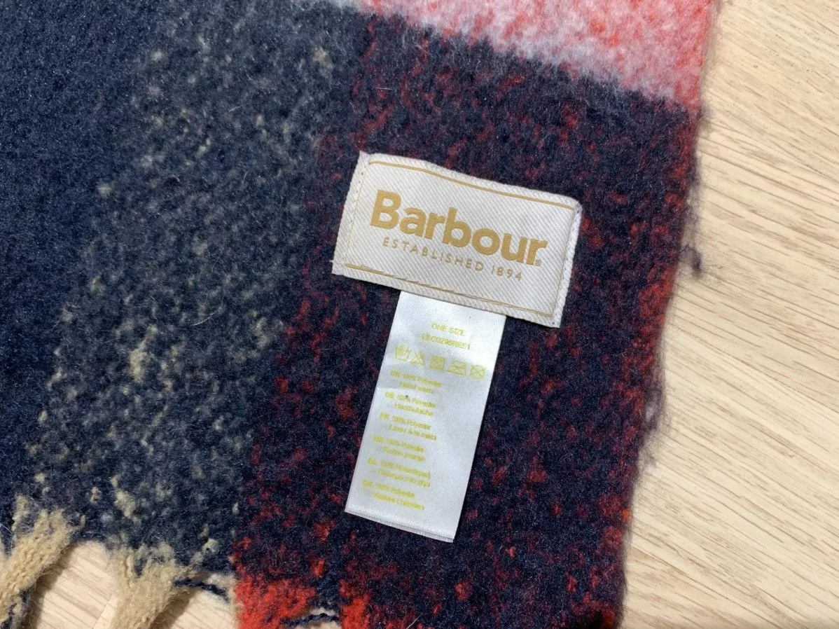 Barbour Scarves Barbour × Designer Barbour big scarf Multi