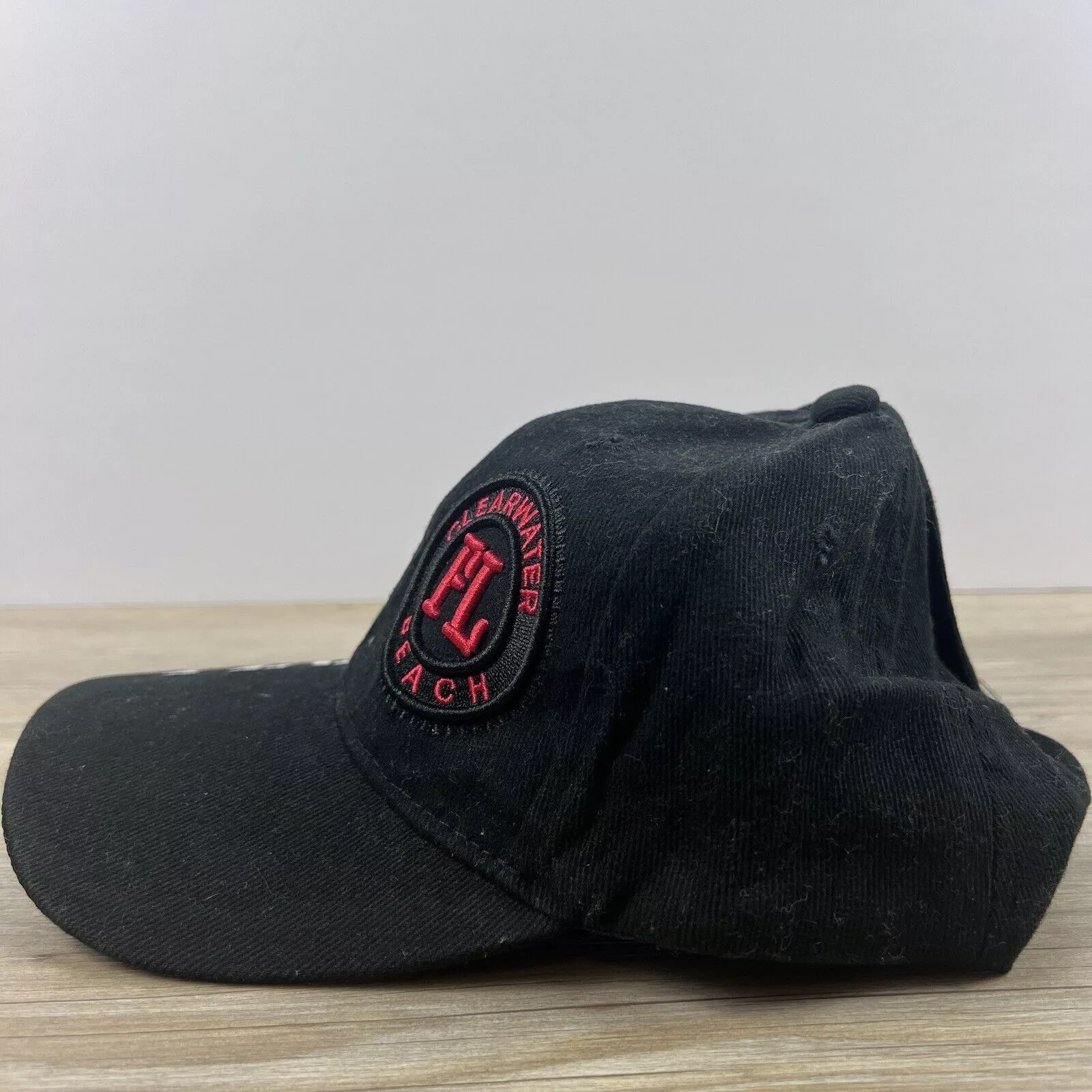 Other Hats Other Clearwater Beach Hat Florida Snapback Hat Black Adjustable H