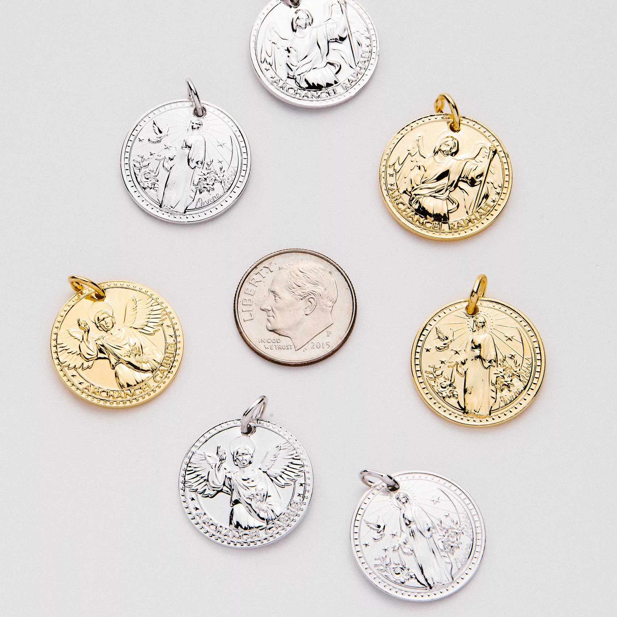 Mother Mary & Archangel Michael Protection Charm
