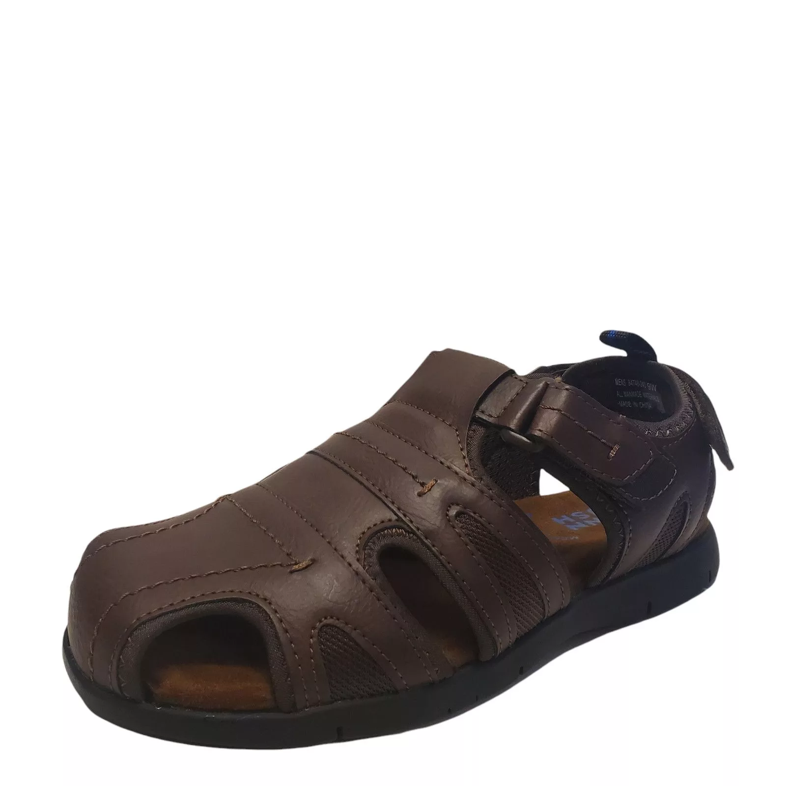 Nunn Bush Sandals Nunn Bush Mens Shoes Rio Grande Closed Toe Fisherman Sandals Brown