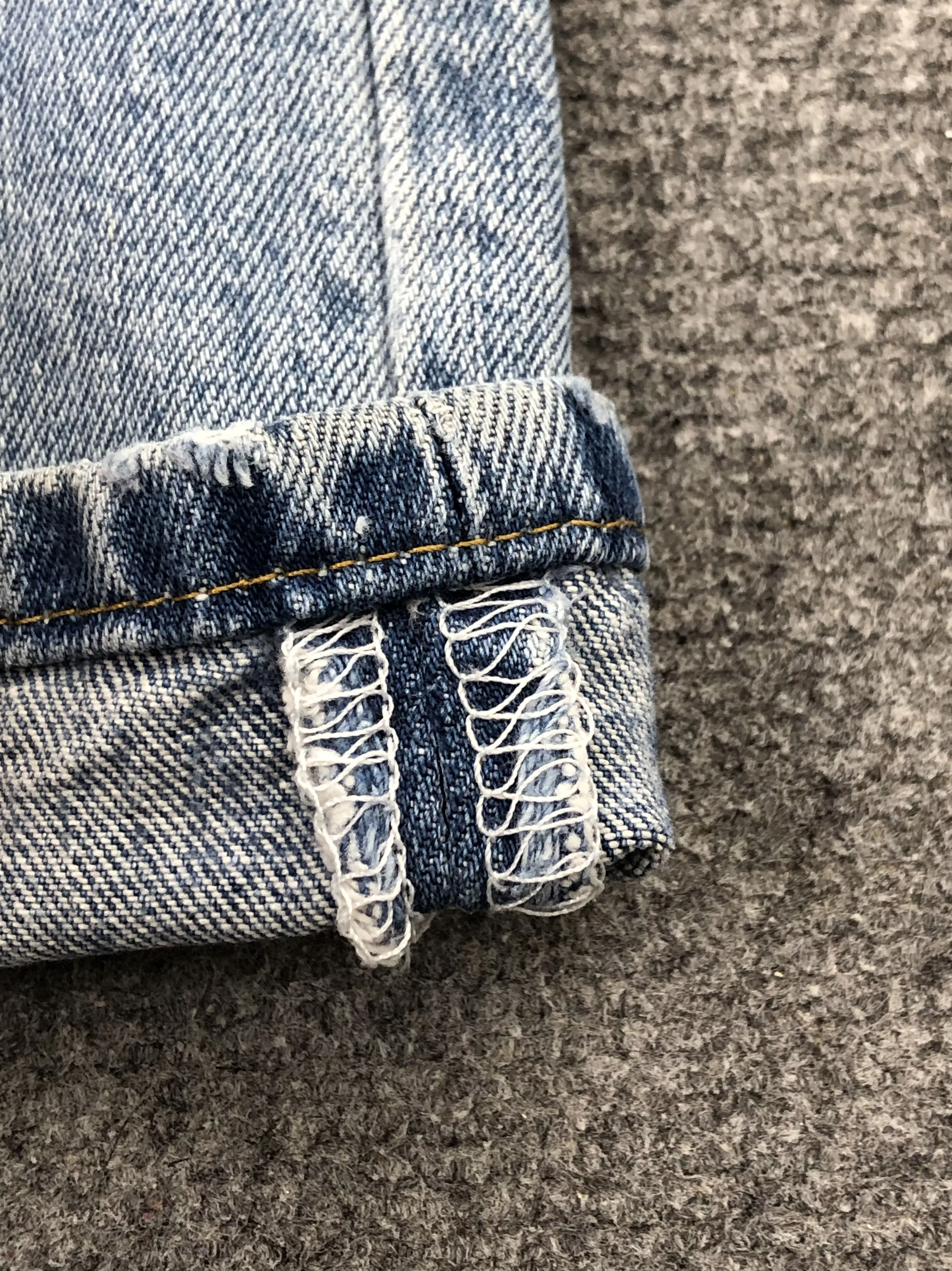 Levi's Denim Levi's × Vintage Vintage Levi's 501 Light Blue Washed Jeans
