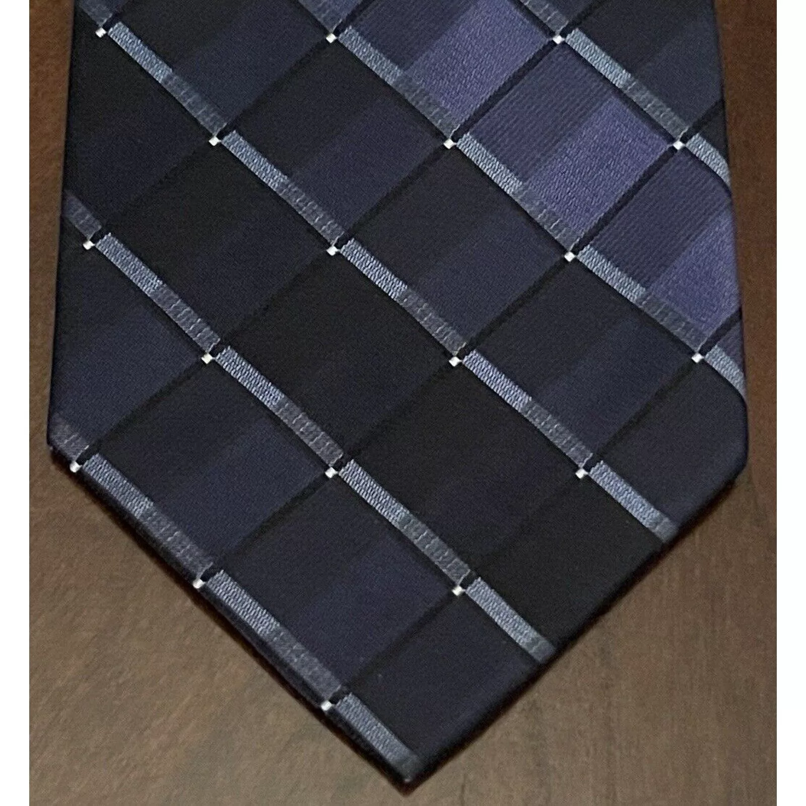 Arrow Ties Pocketsquares Arrow Blue Black 100% Silk Men’s Neck Tie Made In China Multi