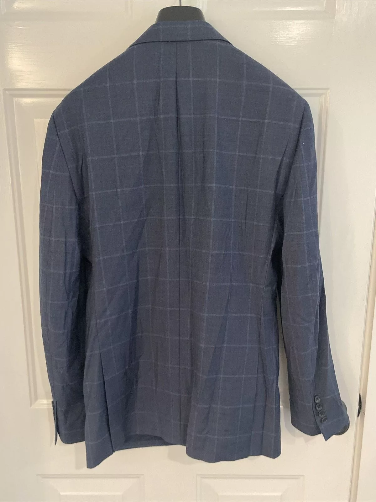 Bonobos Blazers Bonobos Suit Jacket Blazer Windowpane Blue