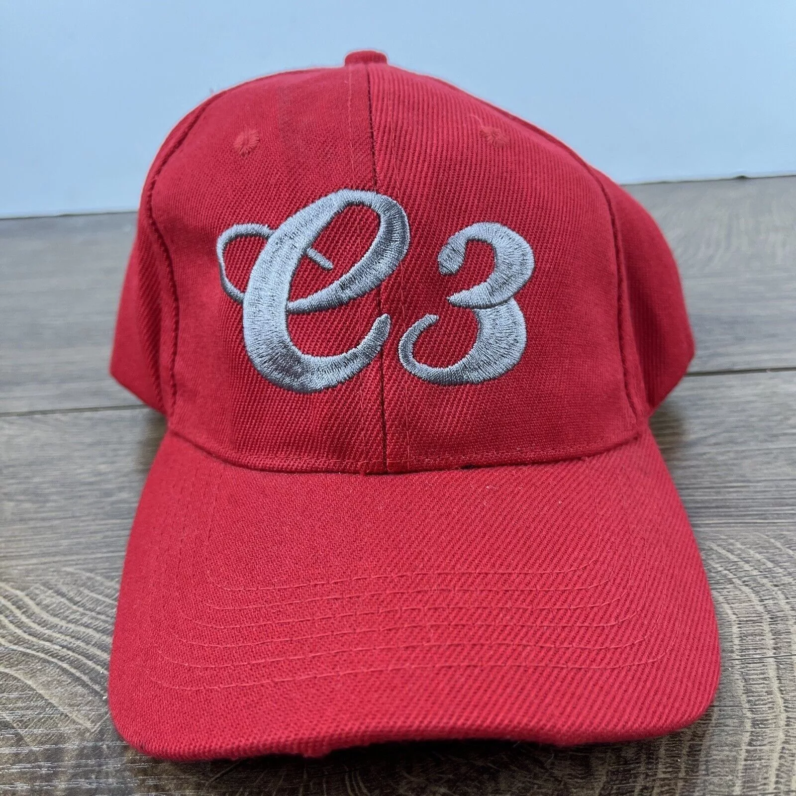 Other Hats Other E3 Hat e3 Hat Red Adjustable Hat Adult Size Hat Red Cap