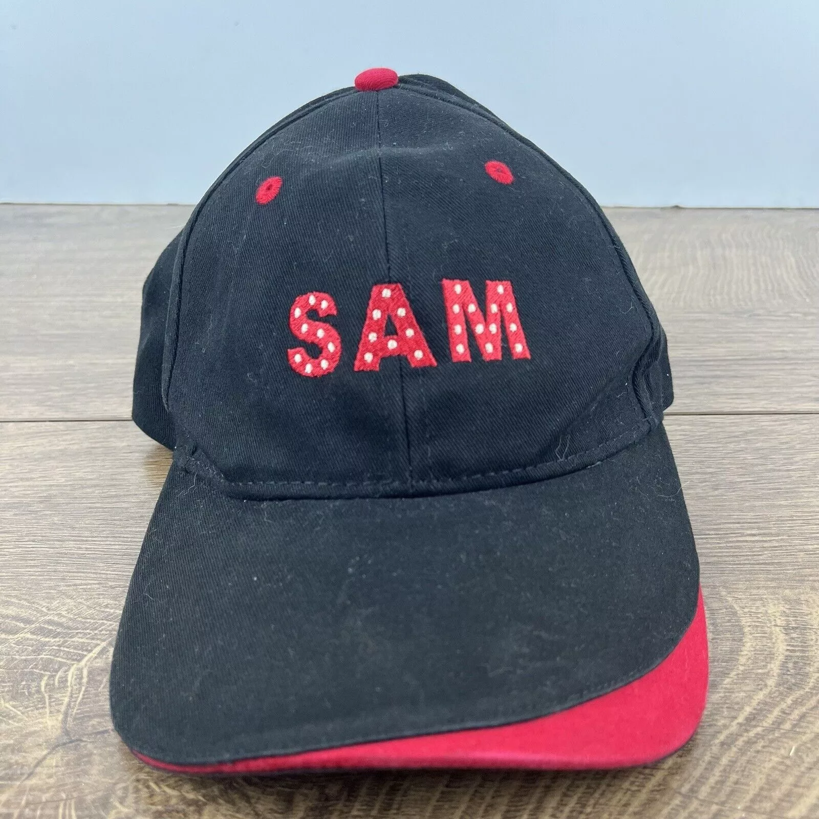 Other Hats Other Sam Hat SAM Baseball Hat Black Hat Adjustable Black Adult Si