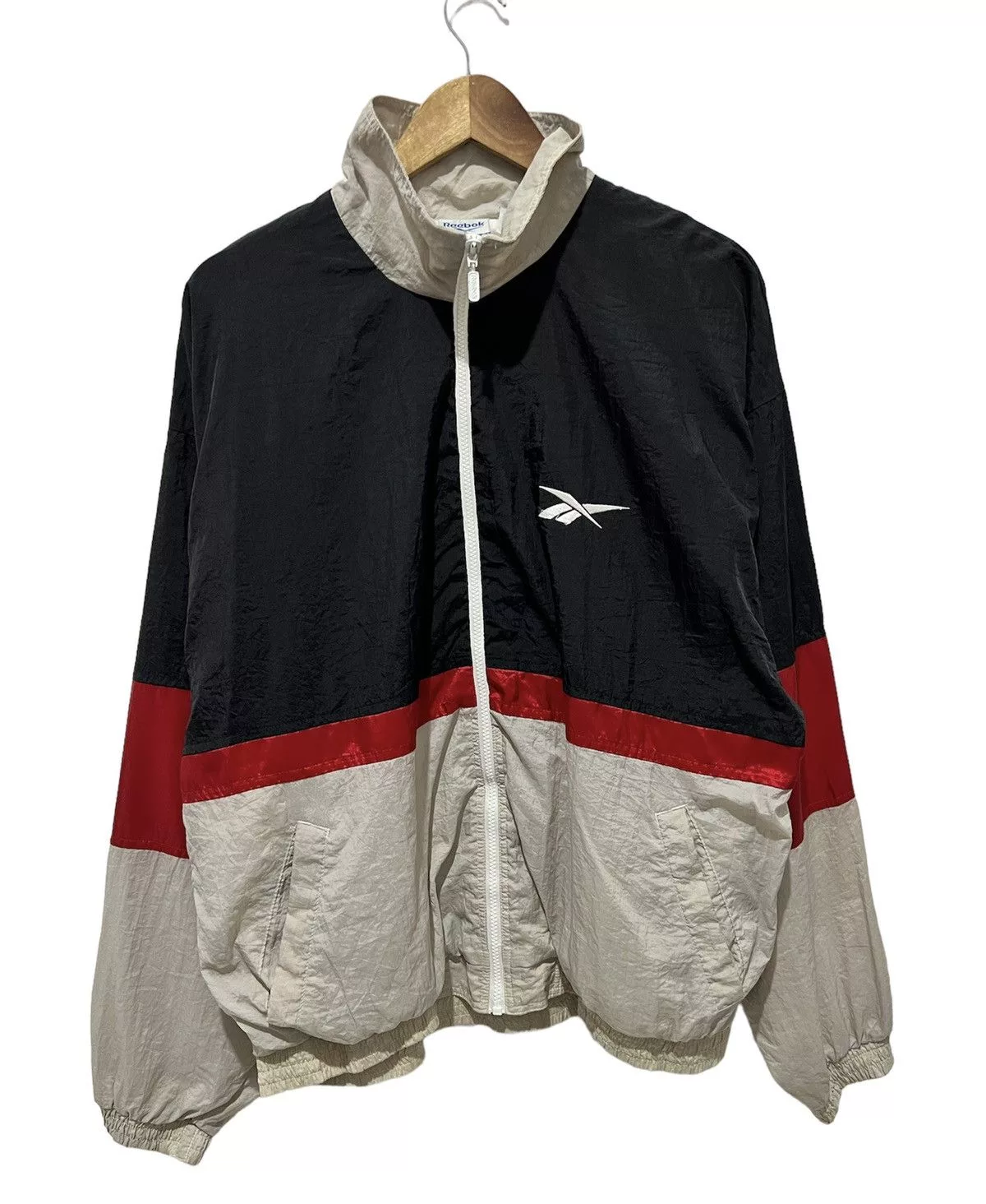 Reebok Light Jackets Reebok × Vintage Vintage 90s Reebok Windbreaker Jacket Black