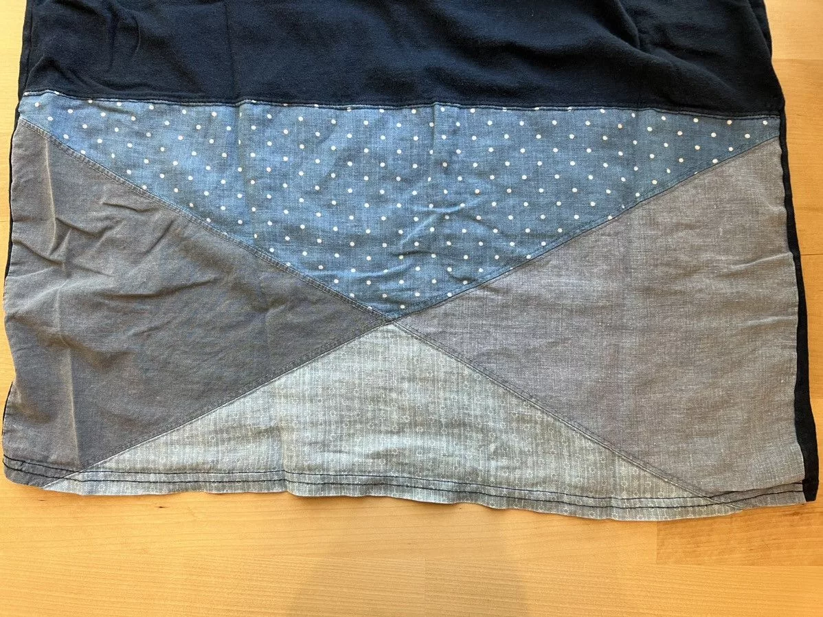 Visvim Short Sleeve T Shirts Visvim Border Tee Blue