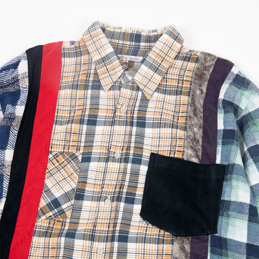Needles Shirts Button Ups Needles 7 Cuts Flannel Shirt Multi