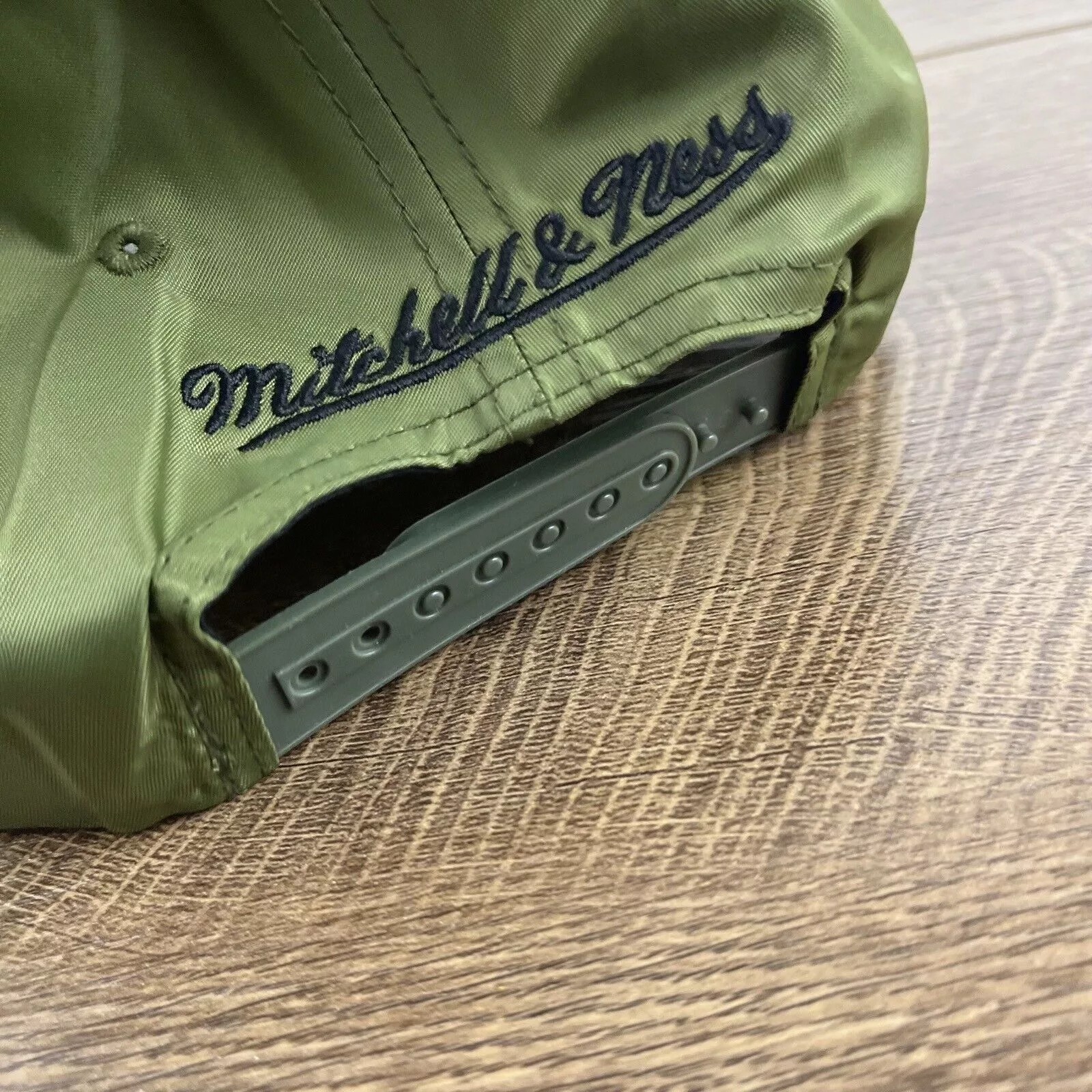 Mitchell & Ness Hats Mitchell & Ness Cleveland Cavaliers Snapback Hat Green Adjustable Green Mitc