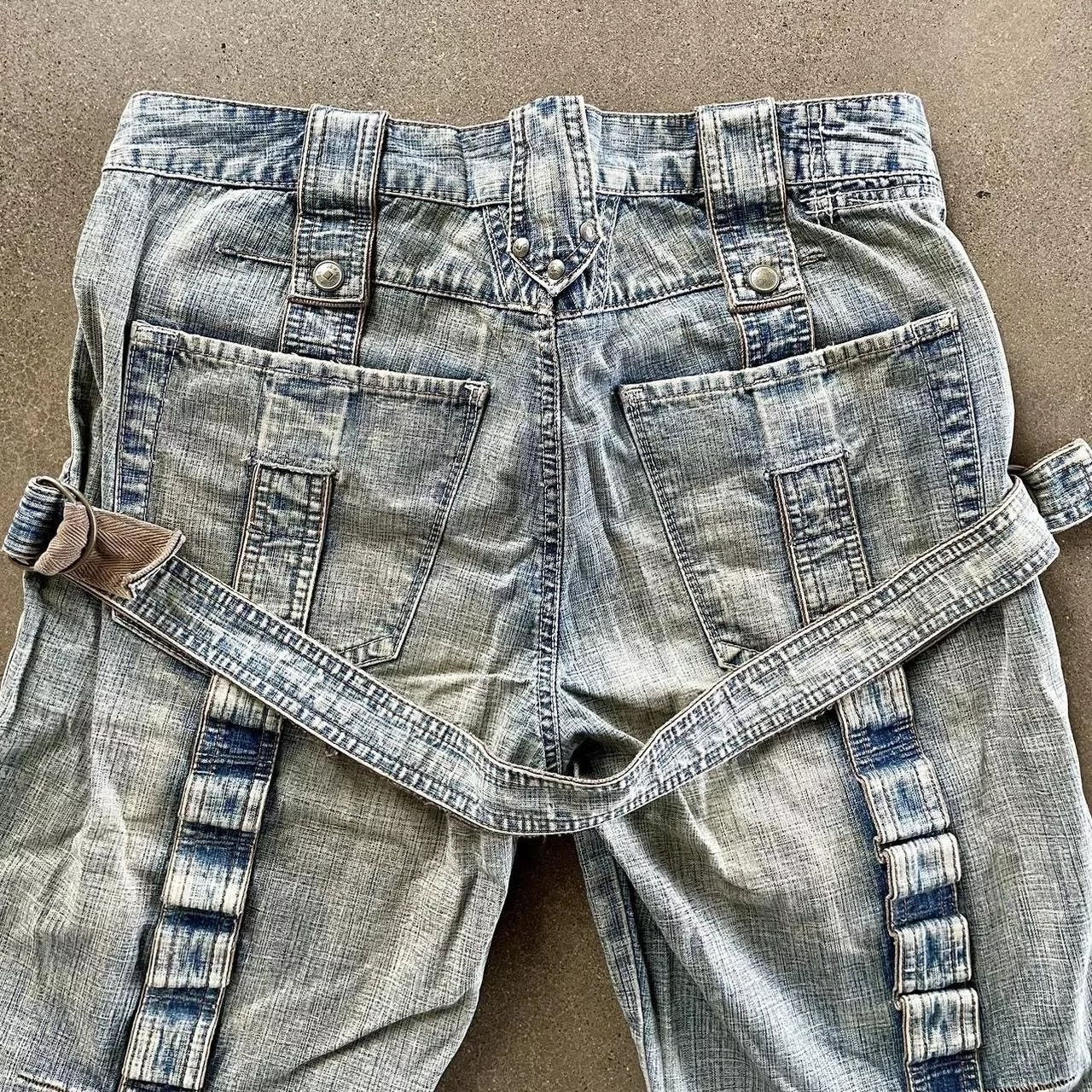 Marithe + Francois Girbaud Shorts Marithe + Francois Girbaud faded washed out jorts Blue