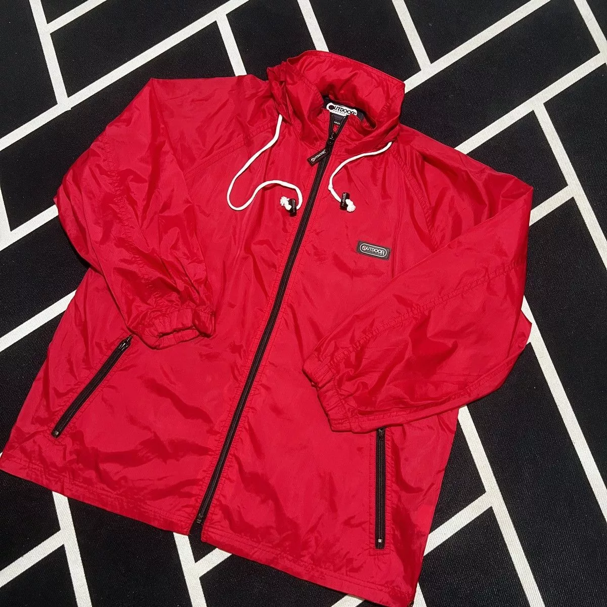 Weatherproof Light Jackets Weatherproof Outdoor Products Windbreaker Light Jacket Red Gorpcore
