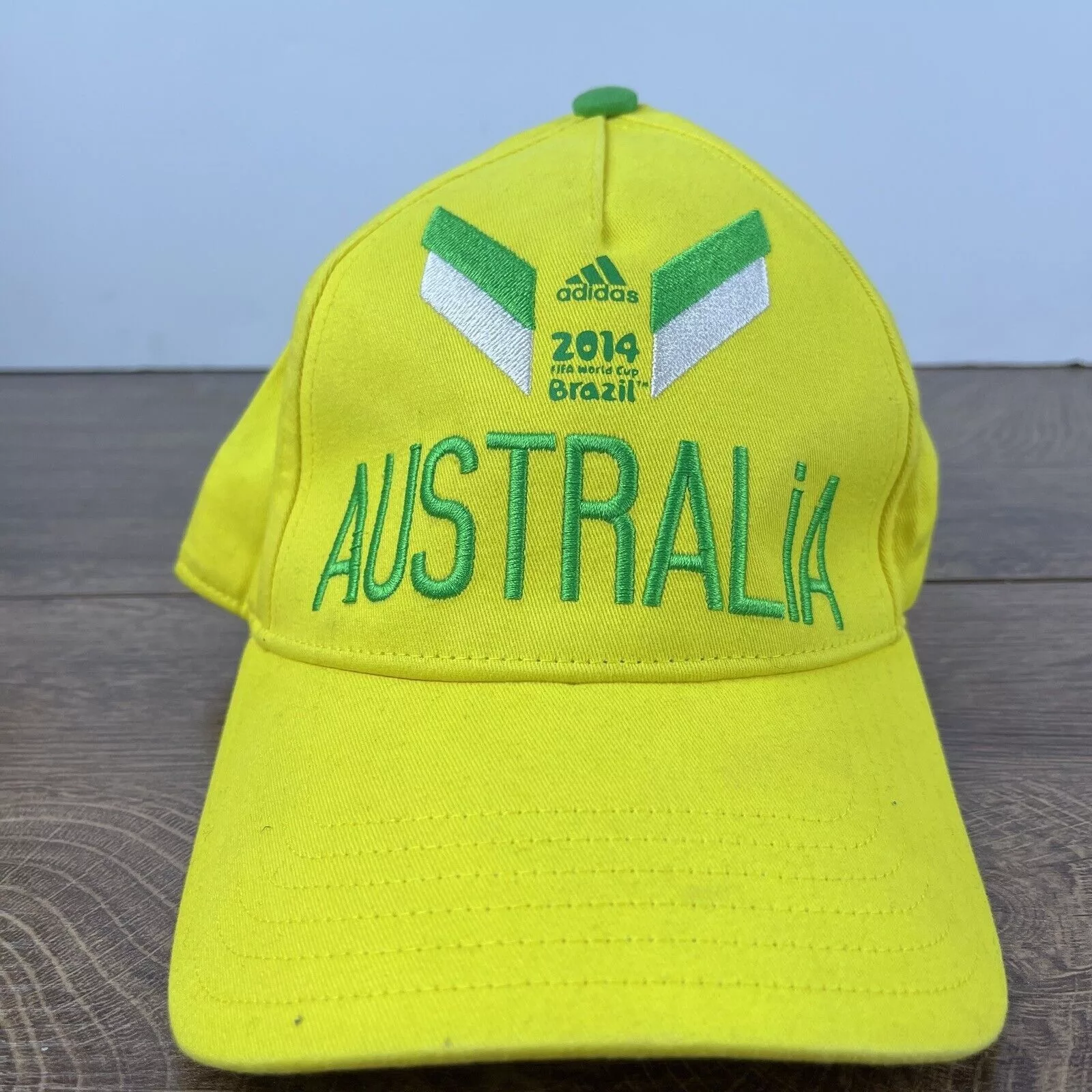 Adidas Hats 2014 FIFA World Cup Hat Adidas Yellow Hat Adjustable Adult S