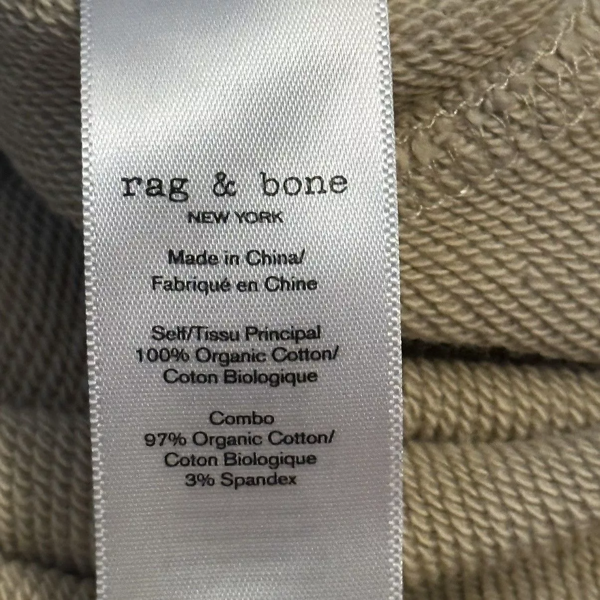 Rag & Bone Sweatshirts Rag & Bone City half zip terry pullover Brown