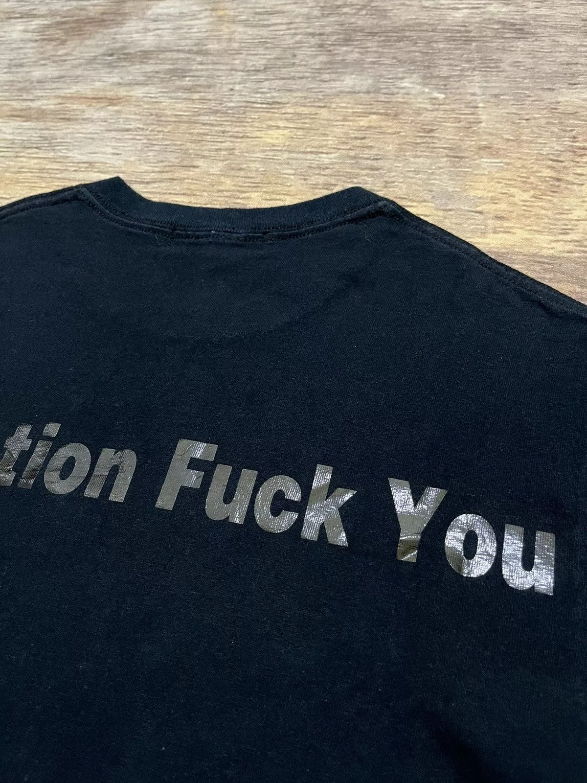 Jun Takahashi Short Sleeve T Shirts Jun Takahashi × Undercover Undercover Generation Fuck You Tee 2000s Black