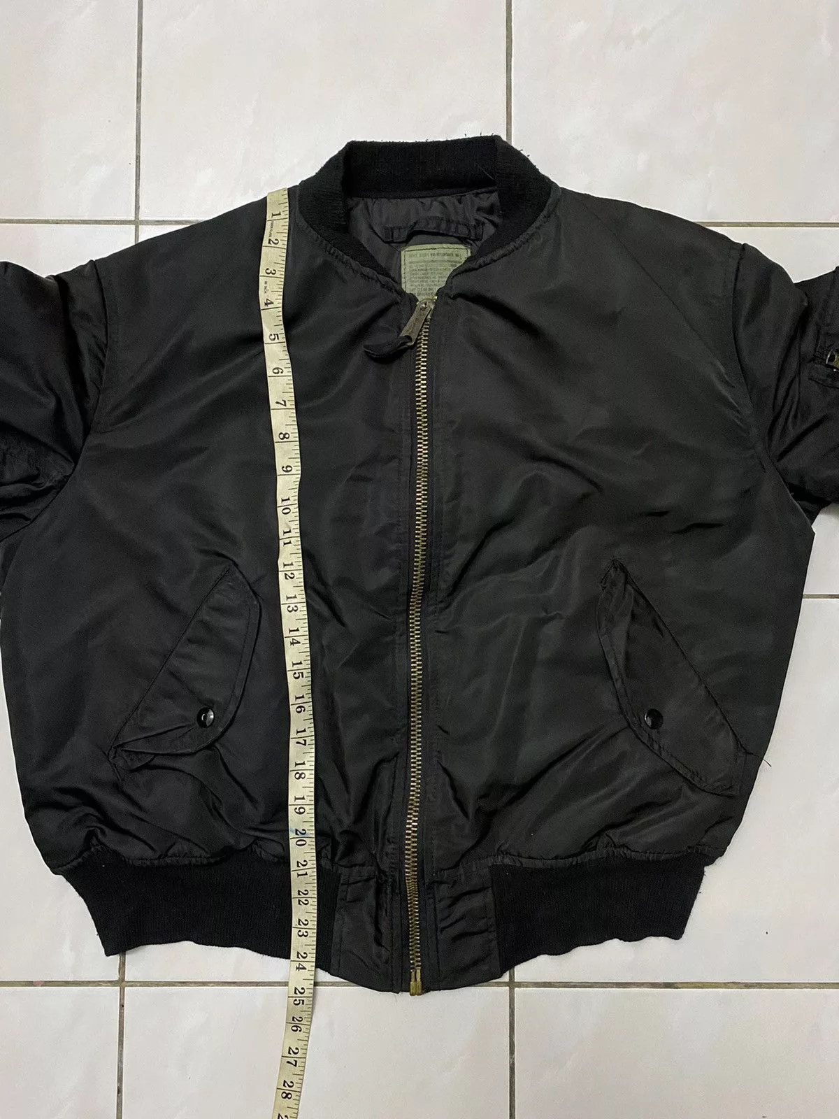 Alpha Industries Bombers Alpha Industries × Vintage Alpha Industries Bomber Jacket MA-1 Black