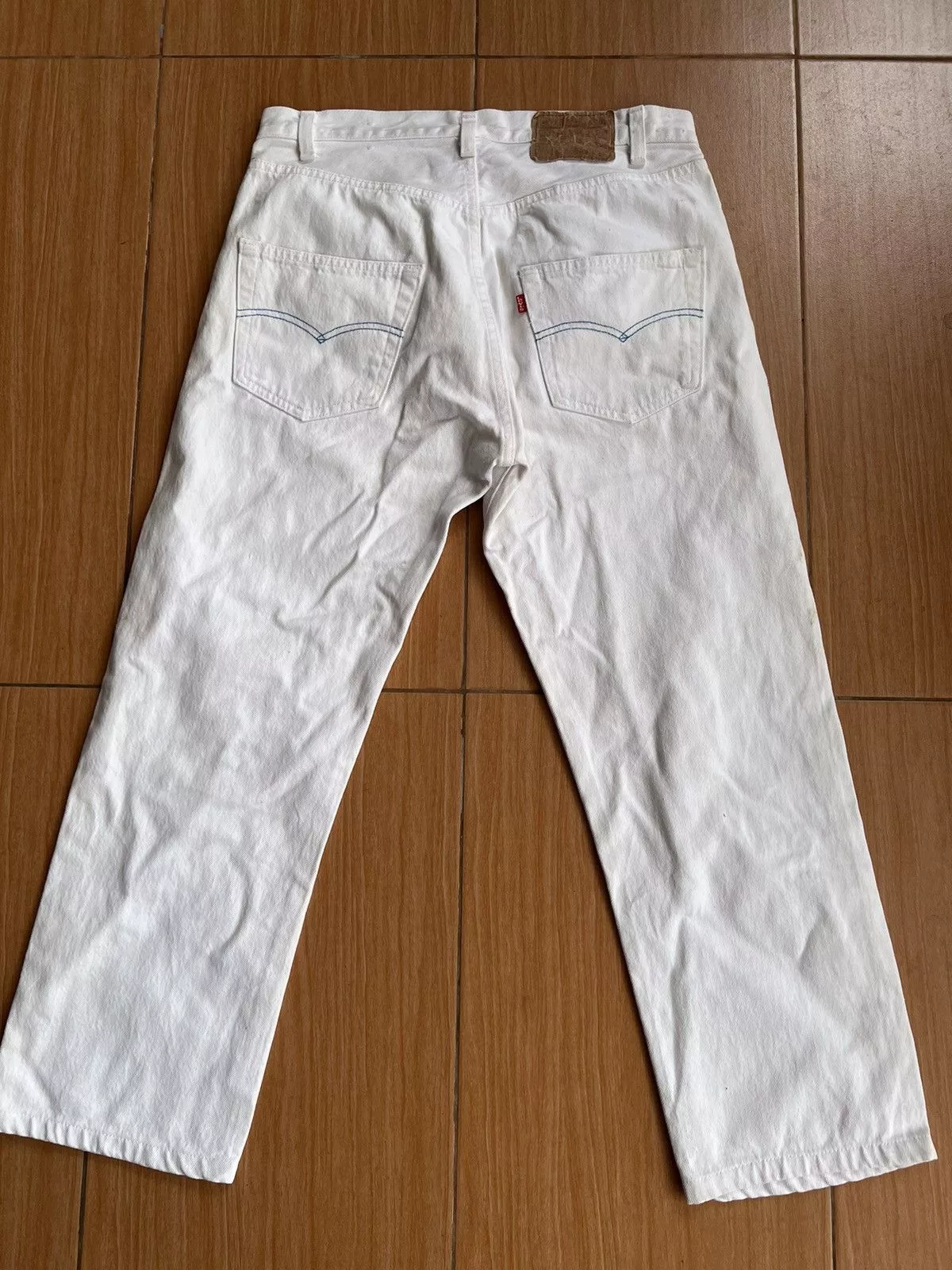 Levi's Denim Levi's × Vintage Vintage Levis 501 White