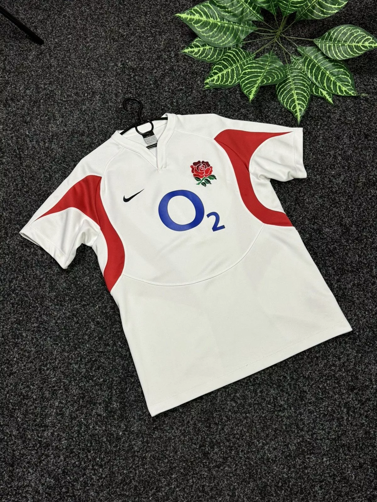 Nike Jerseys Nike × Vintage Nike rugby 🏉 England 🏴󠁧󠁢󠁥󠁮󠁧󠁿 size M White