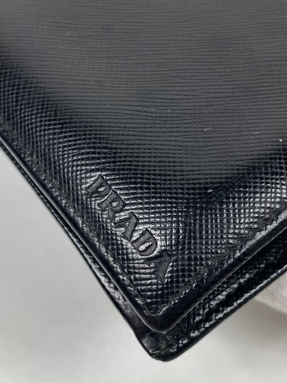 Prada Wallets Prada Saffiano Leather Bifold Wallet Black