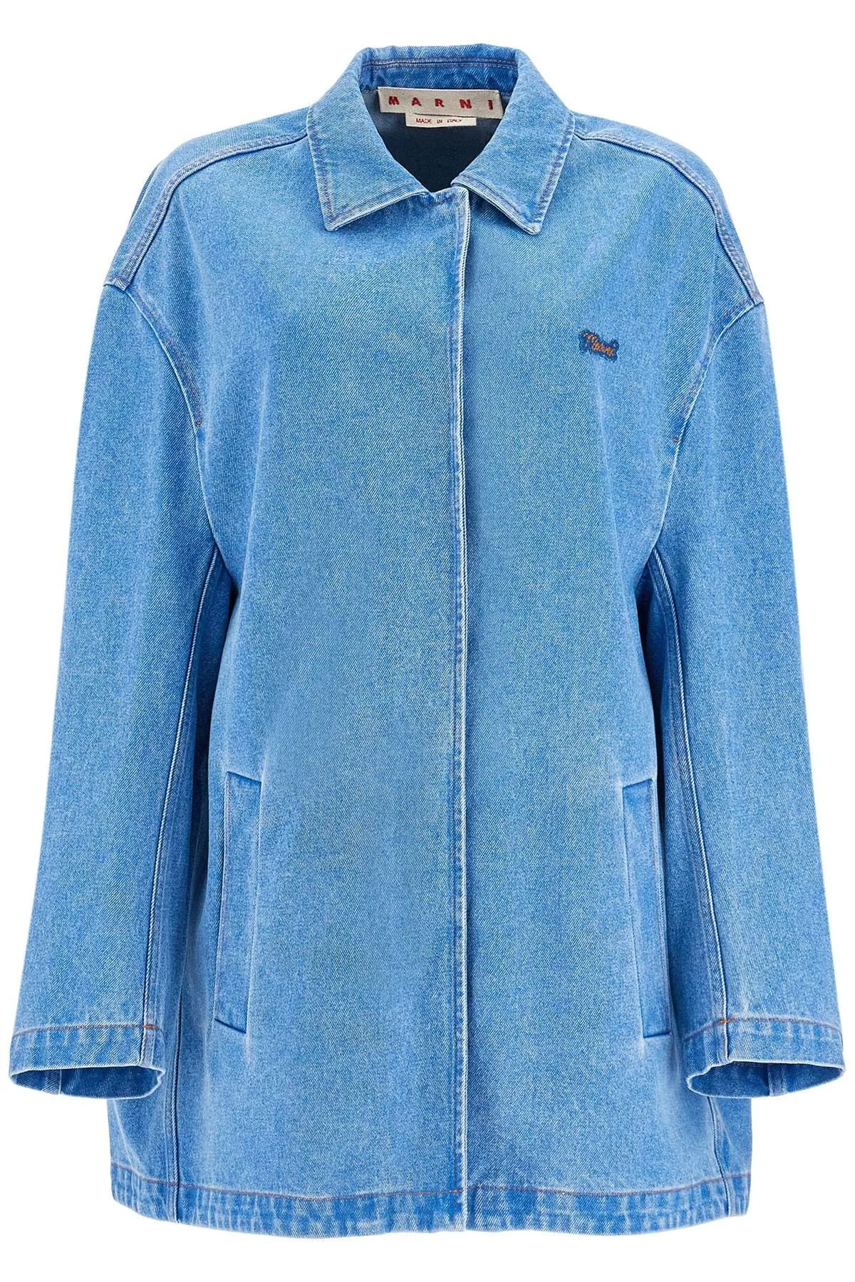 Marni Jackets MARNI 'Oversized Organic Denim Jacket Multi
