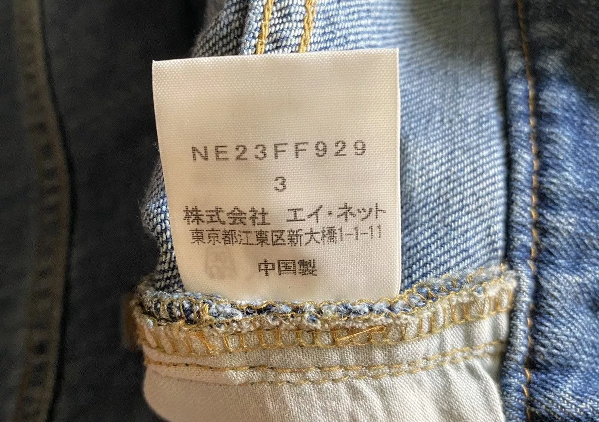 Ne-Net Jeans Ne-Net Nenet Dyed Patch Denim Pant Blue