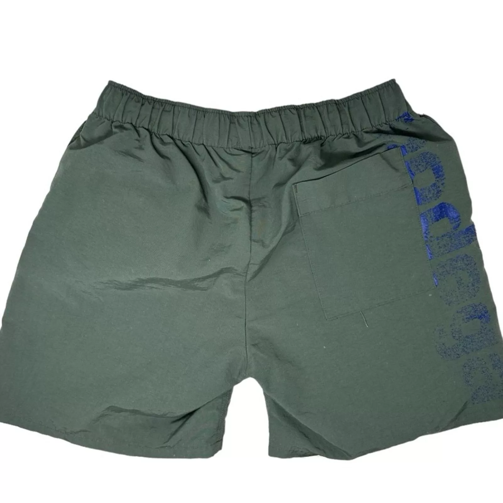 Bodega Swimwear Bodega × Vintage Bodega Swim Trunks Logo Embroidered Board Shorts Green SML Streetwear