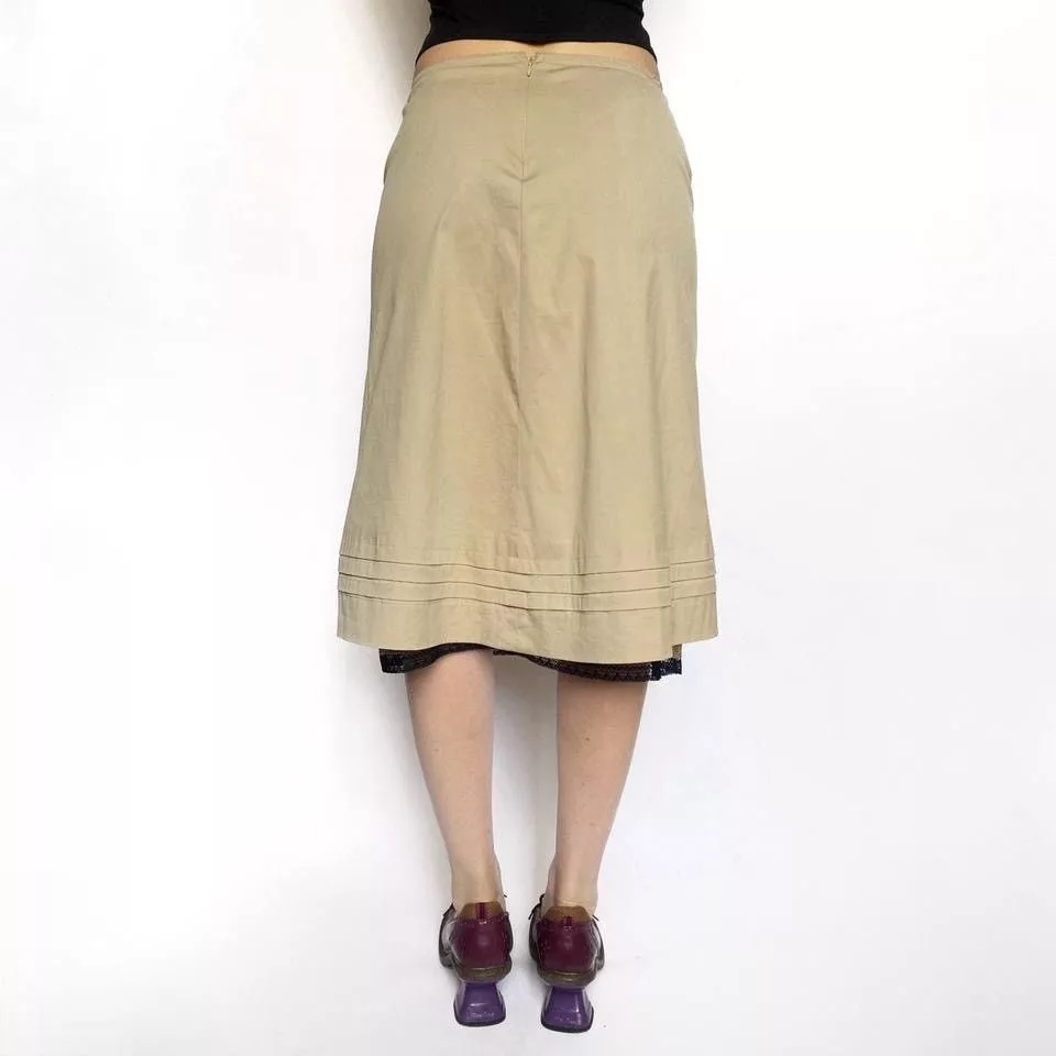 Prada Midi Skirts Prada × Vintage prada midi skirt from 2007 line Beige