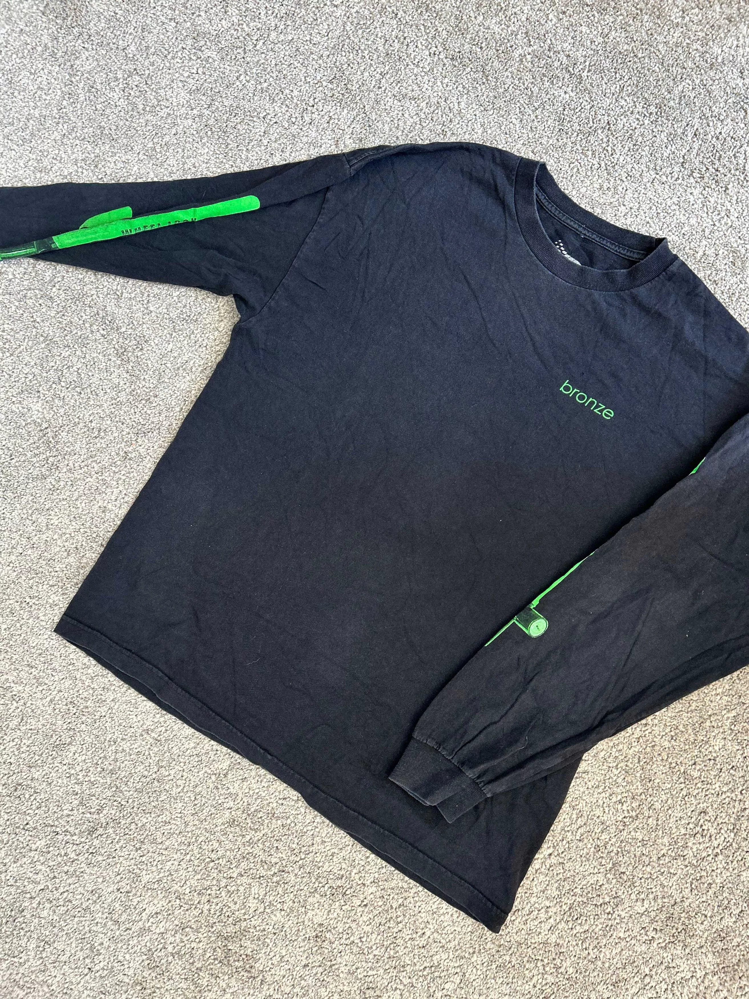 Bronze 56k Long Sleeve T Shirts Bronze 56k Wheel Lock Longsleeve Black