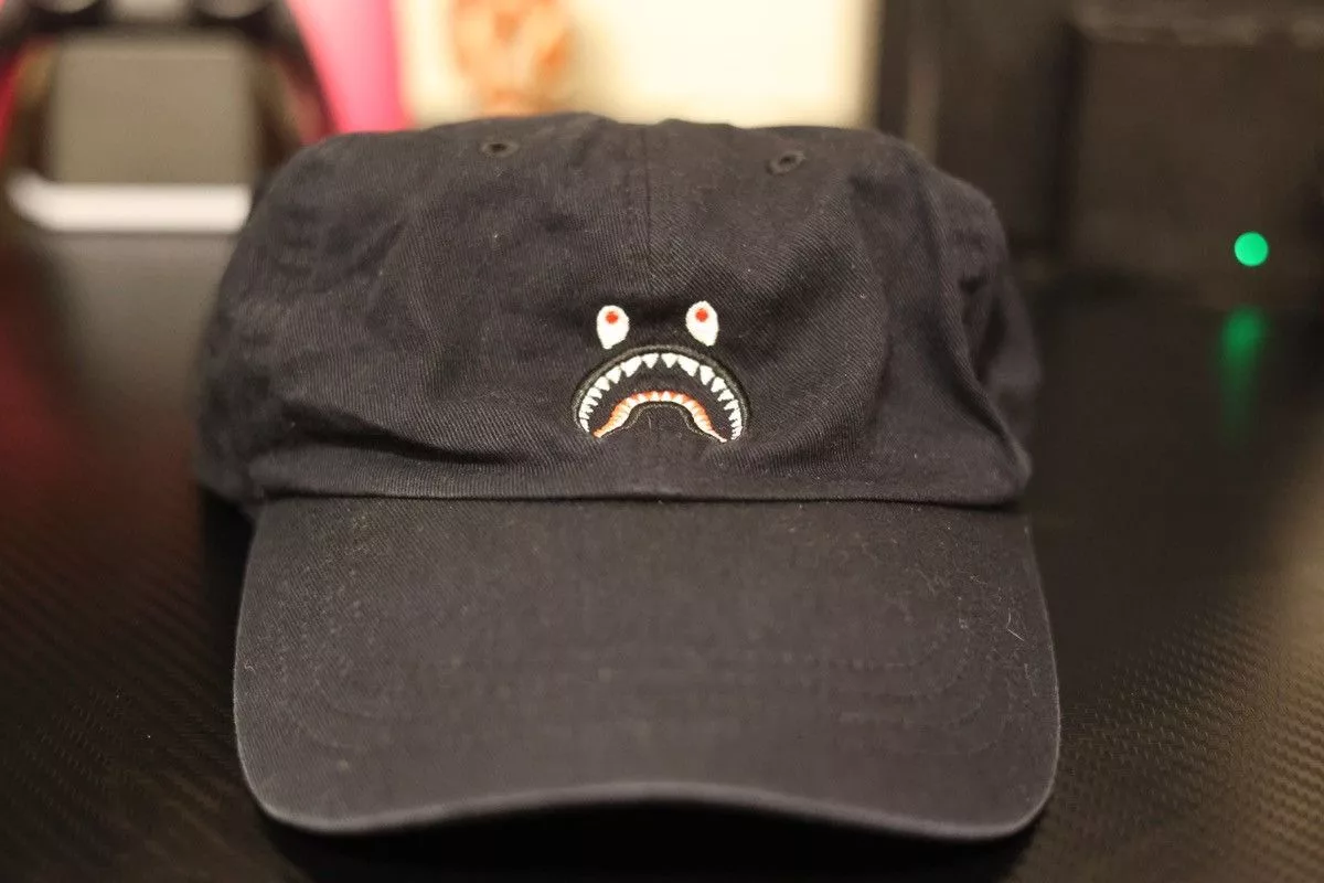Bape Hats BAPE SHARK hat Black